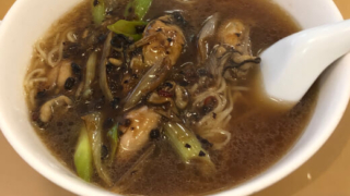 青葉　カキとトウチのラーメン