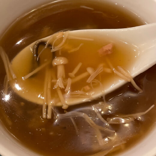 翡翠楼新館　スープ